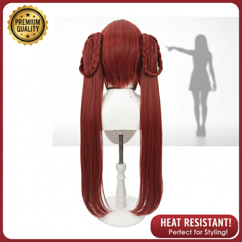 Anime Cosplay Orange Hair - ▶❤Gachiakuta Amo Empool Cosplay Wig 70cm