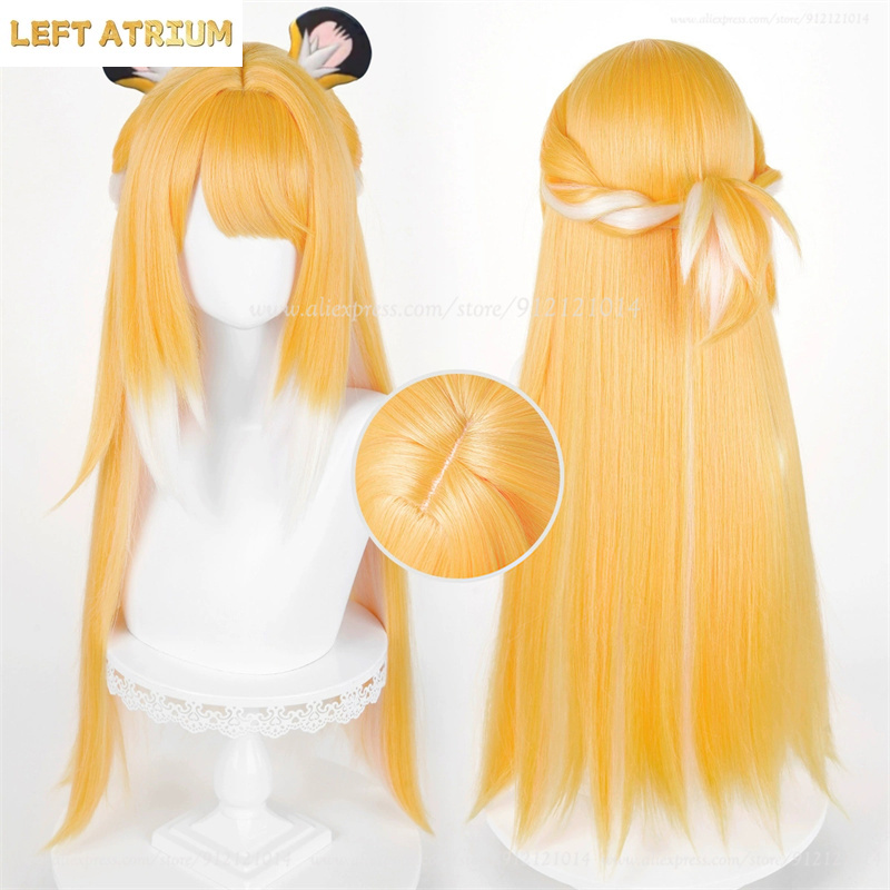 Anime Cosplay Orange Hair - ZZZ Ju Fufu Cosplay Wig Orange