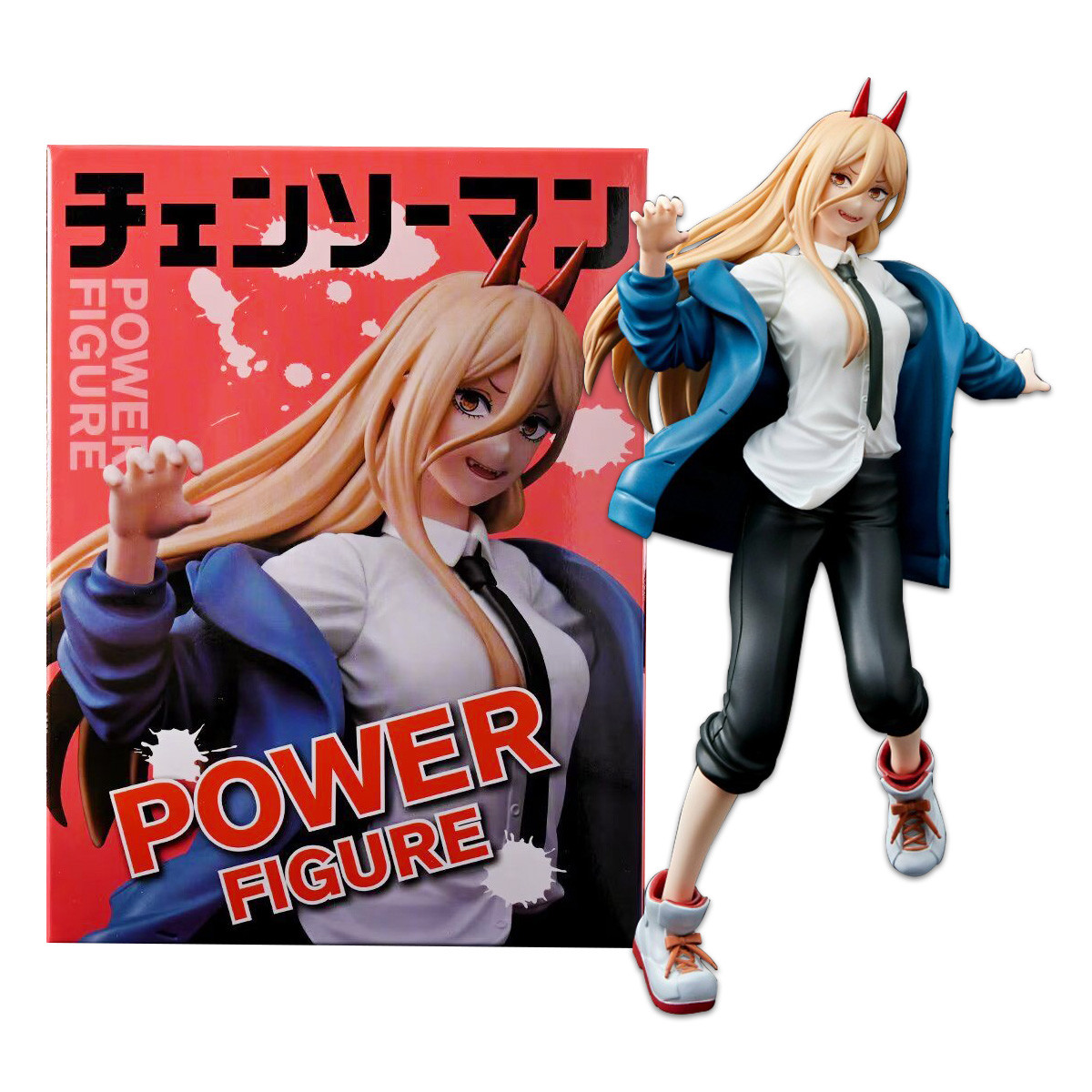 Black Clover Grimoire - 21cm Chainsaw Man Anime Denji Figure
