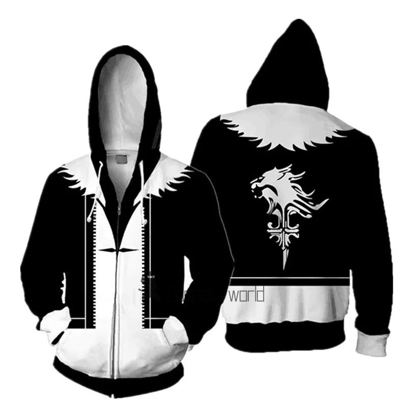 Anime Cosplay To Buy - Final Fantasy Cosplay Hoodie Zipper Uniforms