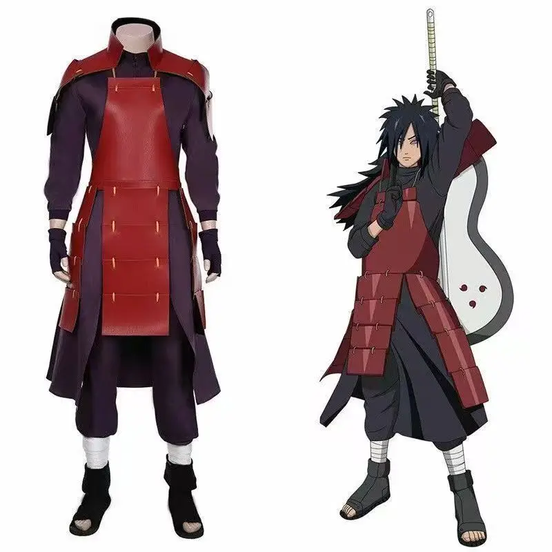 Anime Cosplay Armor - Anime Akatsuki Uchiha Madara Cosplay Costume
