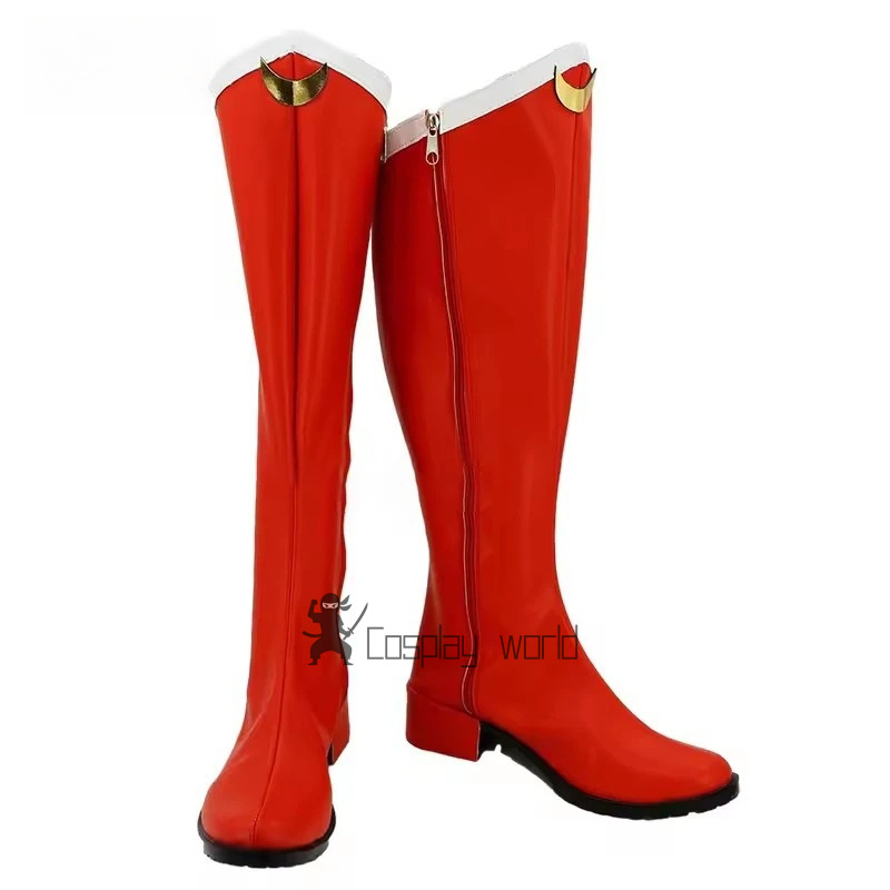 Cosplay Anime Shoes - Tsukino Usagi Cosplay Shoes Red Custom
