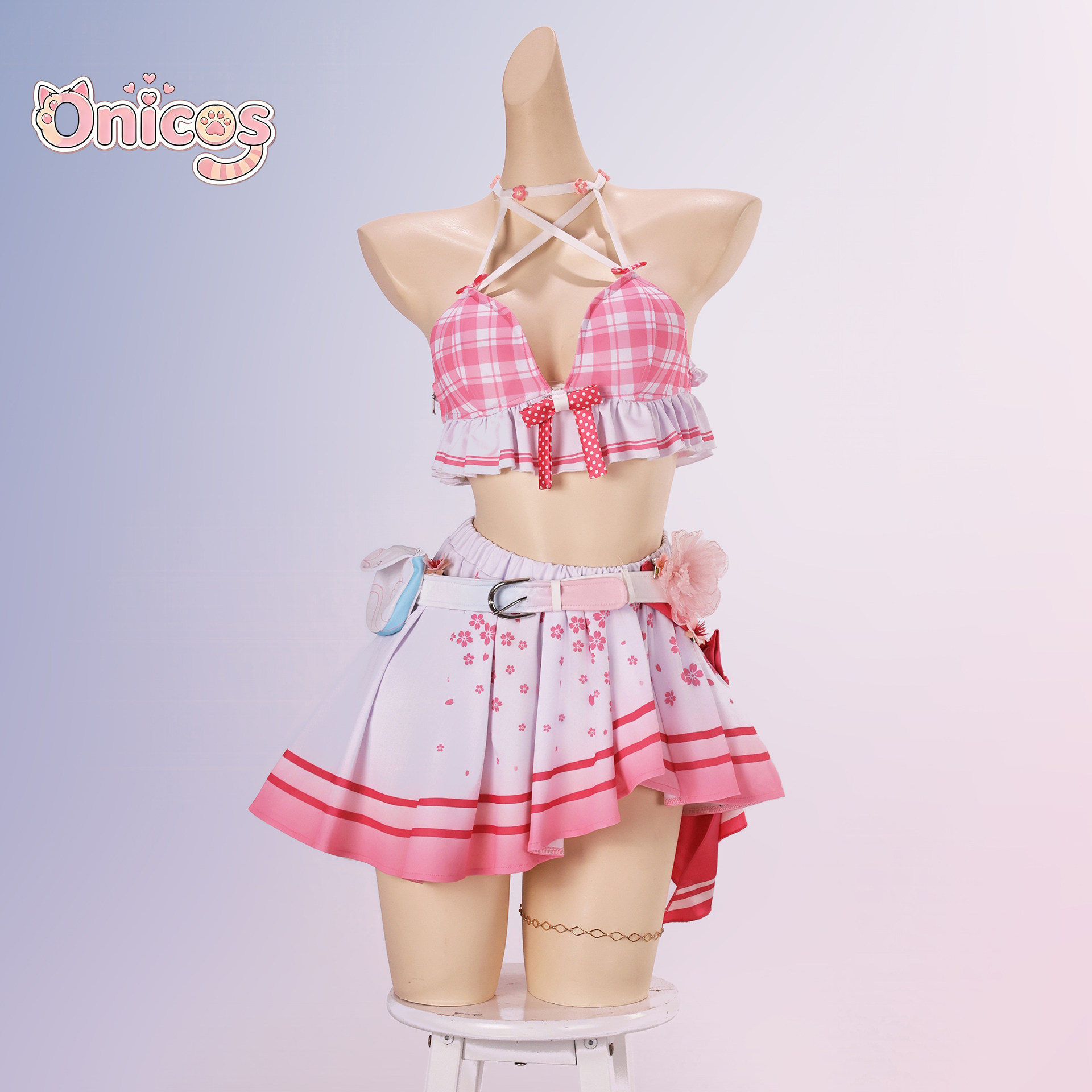 Cosplay Anime Shoes - Wuthering Waves Chisa · Peach Ice‌