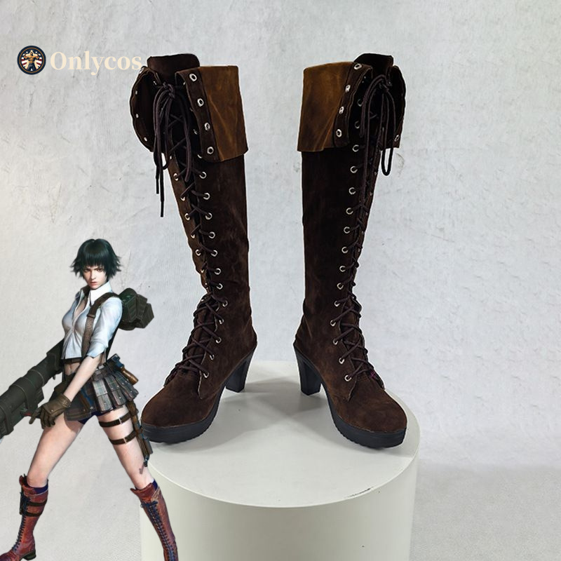 Cosplay Anime Shoes - Devil Cry 4 Lady Cosplay Roleplay