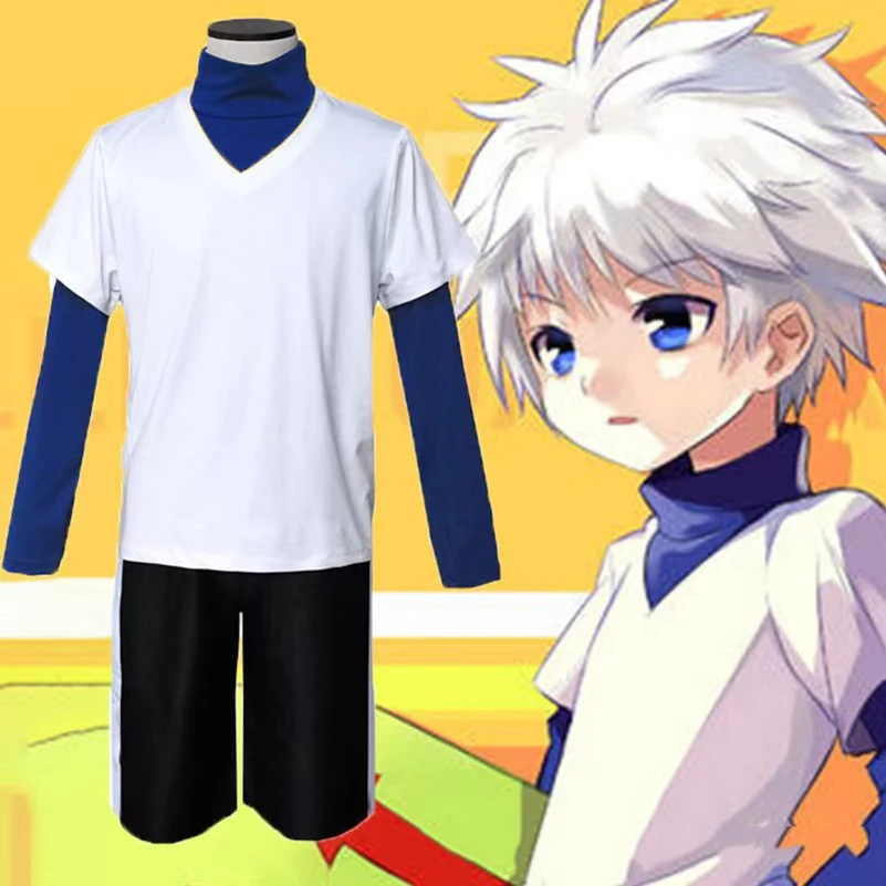 Cosplay Anime Killua Zoldyck - Anime Killua Zoldyck cosplay costume hunter