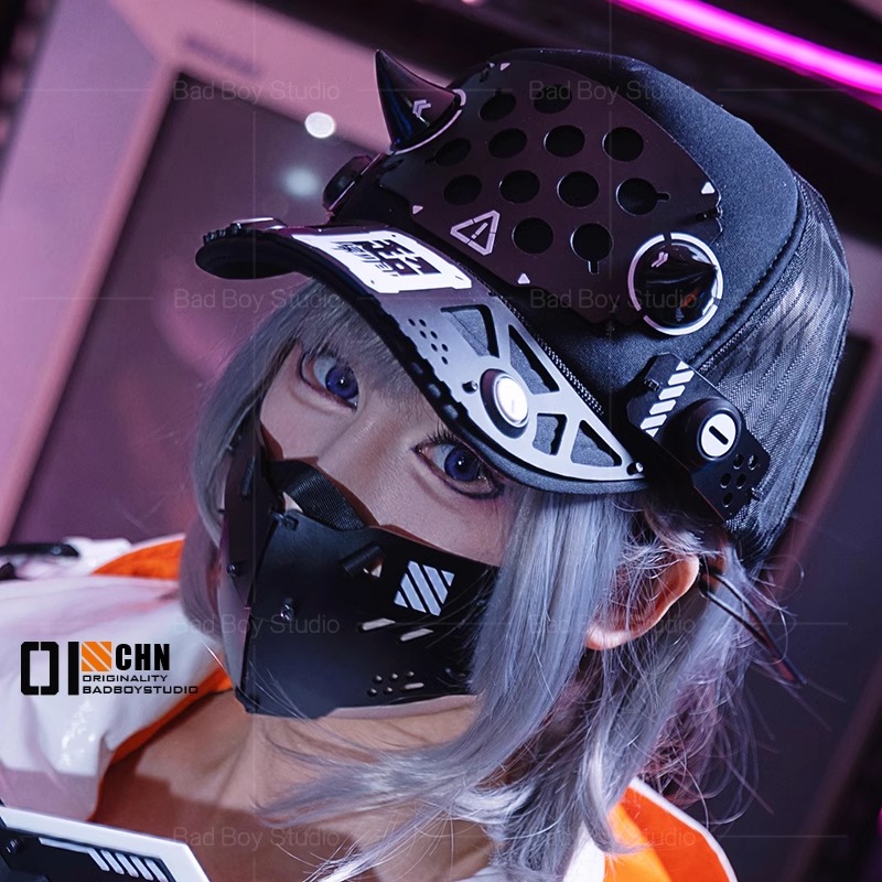 Anime Cosplay Armor - 2025 Game Cyberpunk Cosplay Mask Accessories