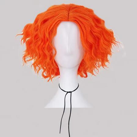 Mad Hatter Cosplay Wigs Short  - Anime Cosplay Orange Hair 评论和价格