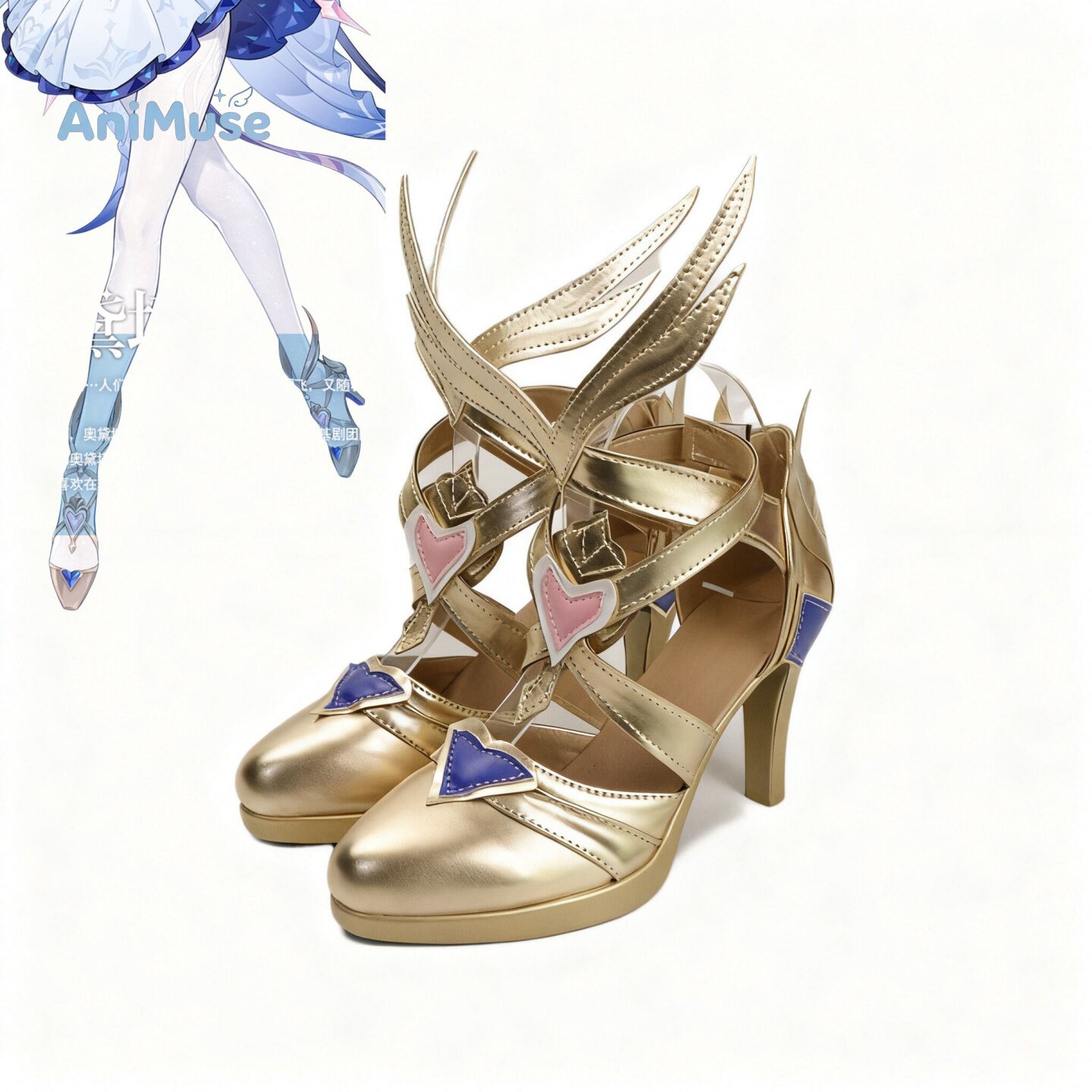 Game Genshin Impact‌ Odette Co - Cosplay Anime Shoes 评论和价格