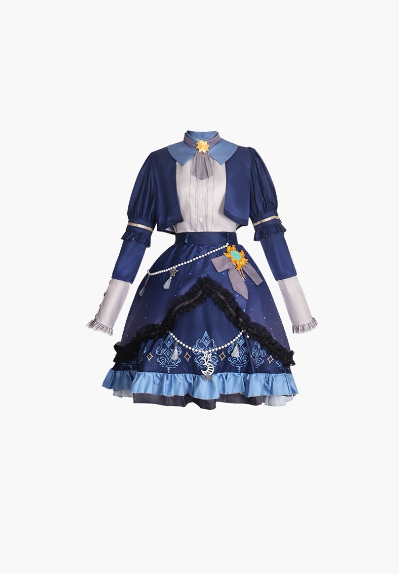 2025 PJSK Stars Colorful Dress - Anime Cosplay Dress For Women 评论和价格