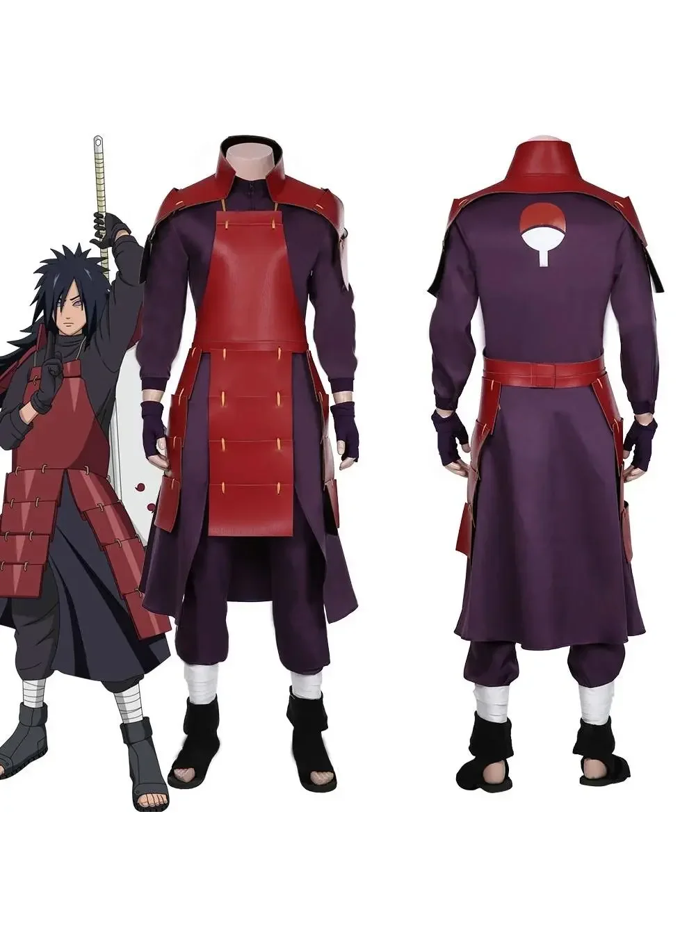 Anime Akatsuki Uchiha Madara C - Anime Cosplay Armor 评论和价格