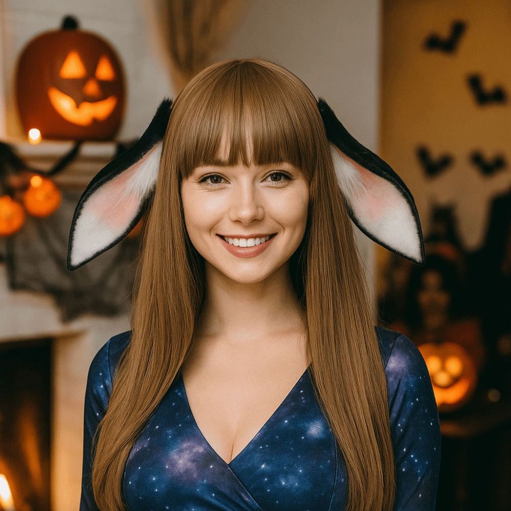 Anime Bunny Ears Dropped Ear R - Anime Cosplay Girl Photo 评论和价格