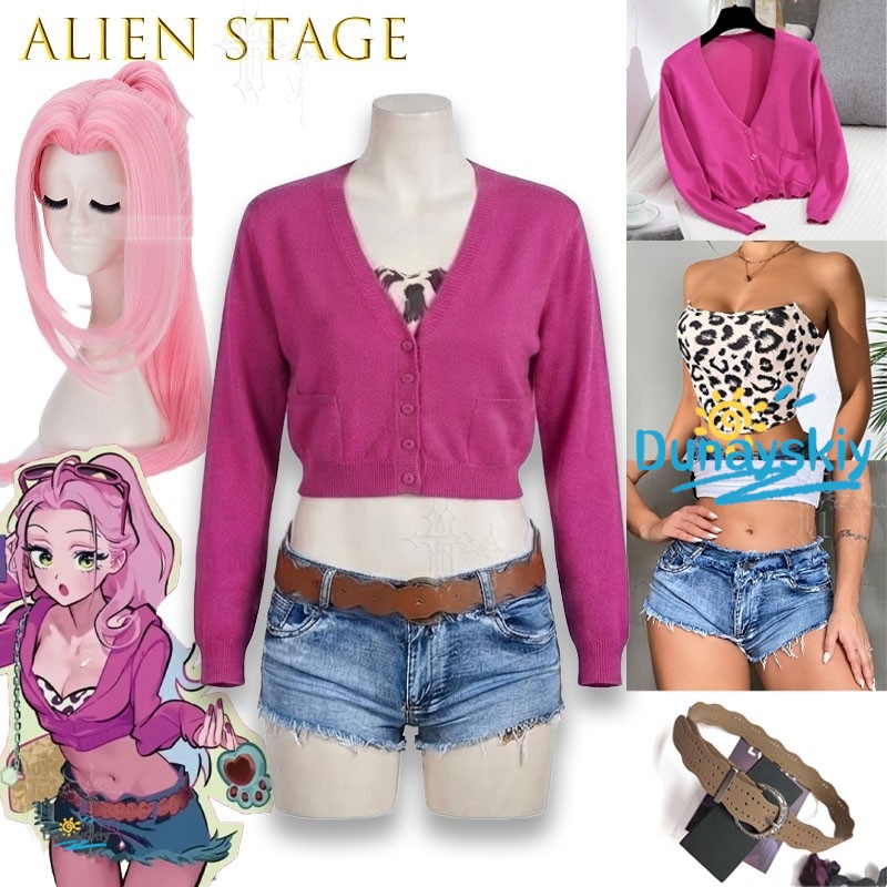 Hot Girl Pink Uniform Complete - Anime Cosplay Girl Photo 评论和价格