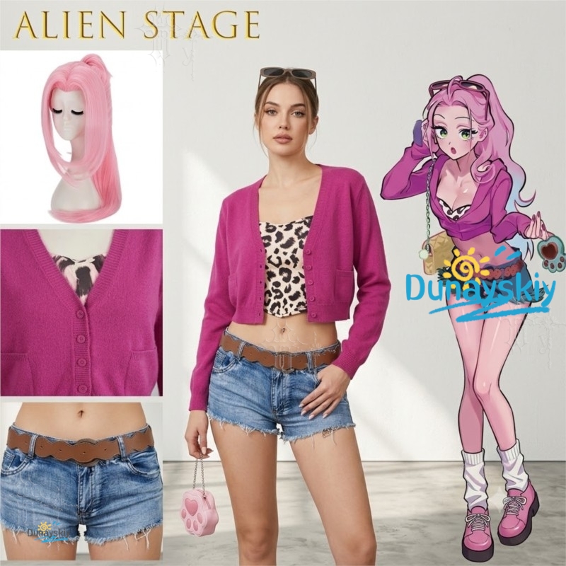 Hot Girl Pink Uniform Complete - Anime Cosplay Girl Photo 评论和价格