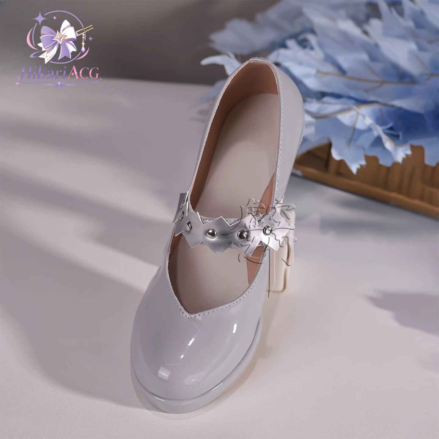 Silver White High Heels Zenles - Cosplay Anime Shoes 评论和价格