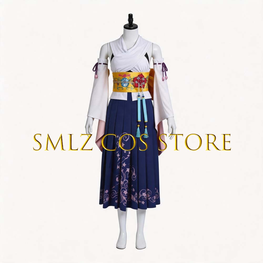 Smlz FFX Yuna Cosplay Anime FF - Anime Cosplay Costumes Female 评论和价格