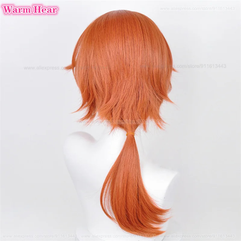 Anime ES Ensemble Star Tsukina - Anime Cosplay Orange Hair 评论和价格