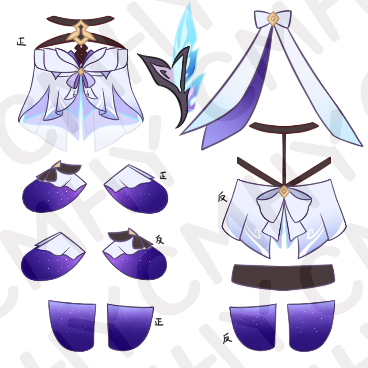 Game Genshin Impact Skirk Cat  - Anime Cosplay Dress For Women 评论和价格