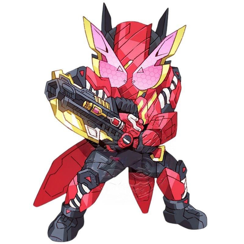 Kamen Rider chibi anime mercha - Anime Cosplay Kamen Rider 评论和价格