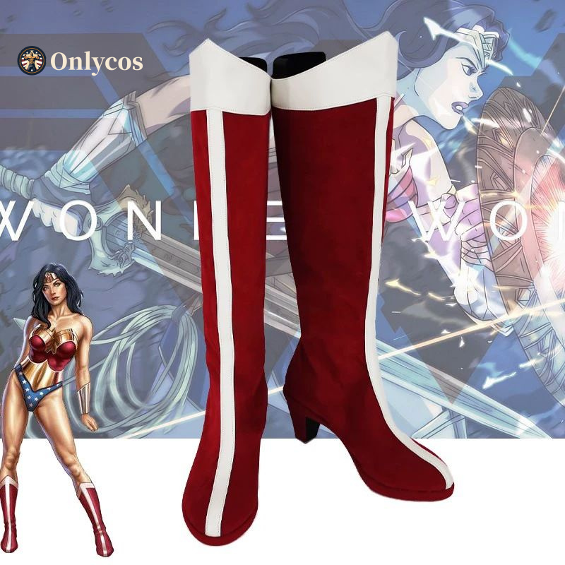 Wonder Cosplay Woman Shoes Hal - Cosplay Anime Shoes 评论和价格