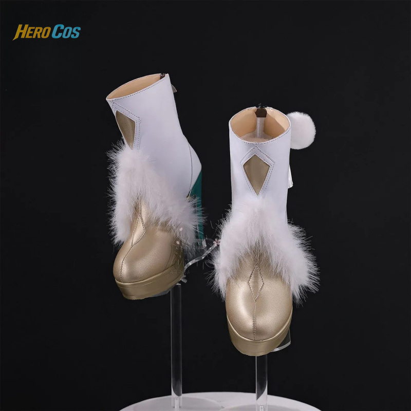 Genshin Impact Zibai Cosplay S - Cosplay Anime Shoes 评论和价格