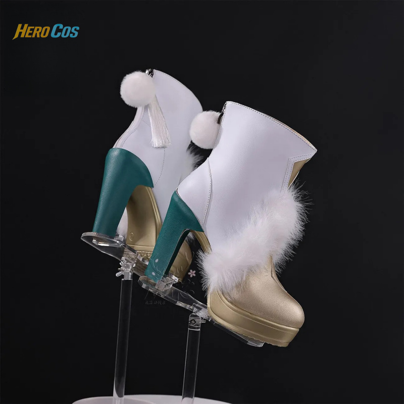 Genshin Impact Zibai Cosplay S - Cosplay Anime Shoes 评论和价格
