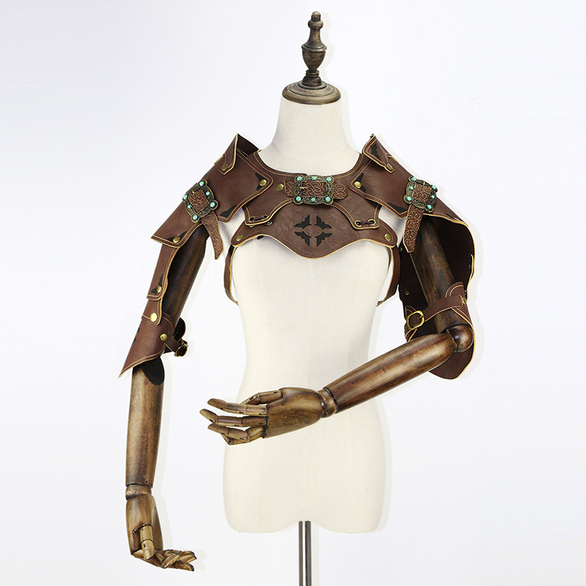 Steampunk Shoulder Armor Armou - Anime Cosplay Armor 评论和价格