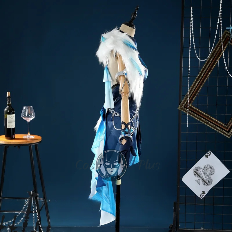 Genshin Impact Yelan Cosplay C - Anime Cosplay Dress For Women 评论和价格