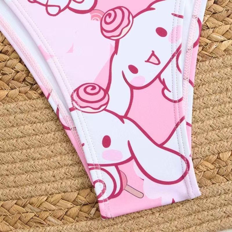 2Pcs Cartoon Cinnamoroll Print - Anime Cosplay Duo 评论和价格